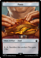 Alien Warrior // Food (0027) Double-Sided Token [Doctor Who Tokens] | Jomio and Rueliete's Cards and Comics