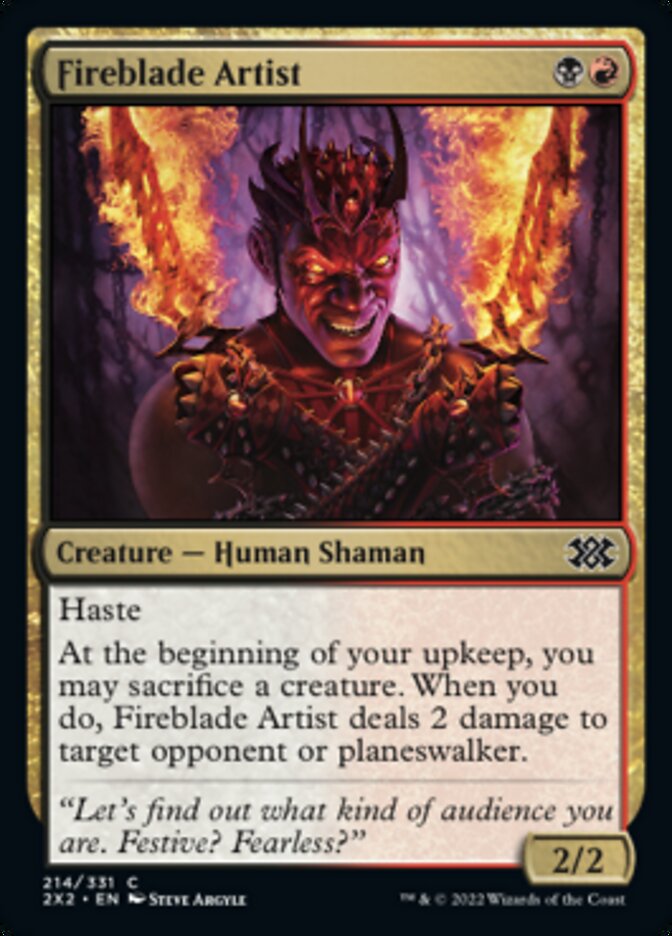 Fireblade Artist [Double Masters 2022] | Jomio and Rueliete's Cards and Comics