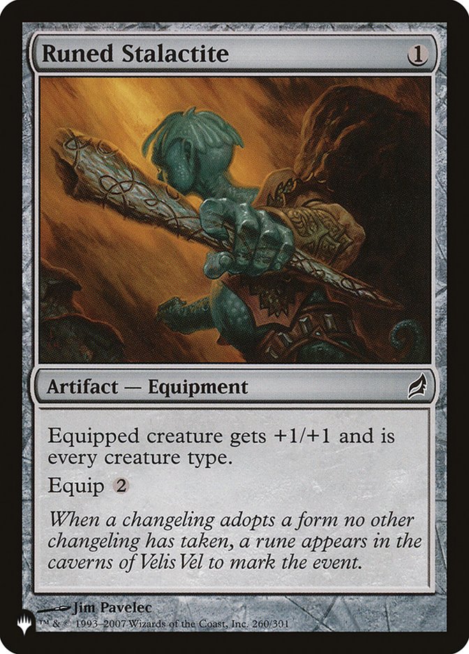 Runed Stalactite [The List] | Jomio and Rueliete's Cards and Comics