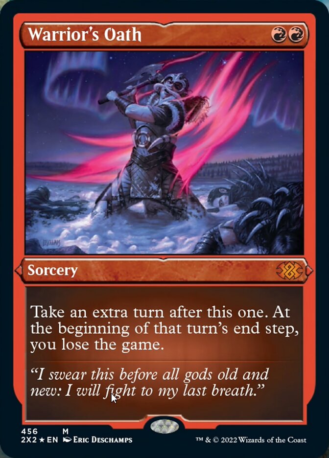 Warrior's Oath (Foil Etched) [Double Masters 2022] | Jomio and Rueliete's Cards and Comics