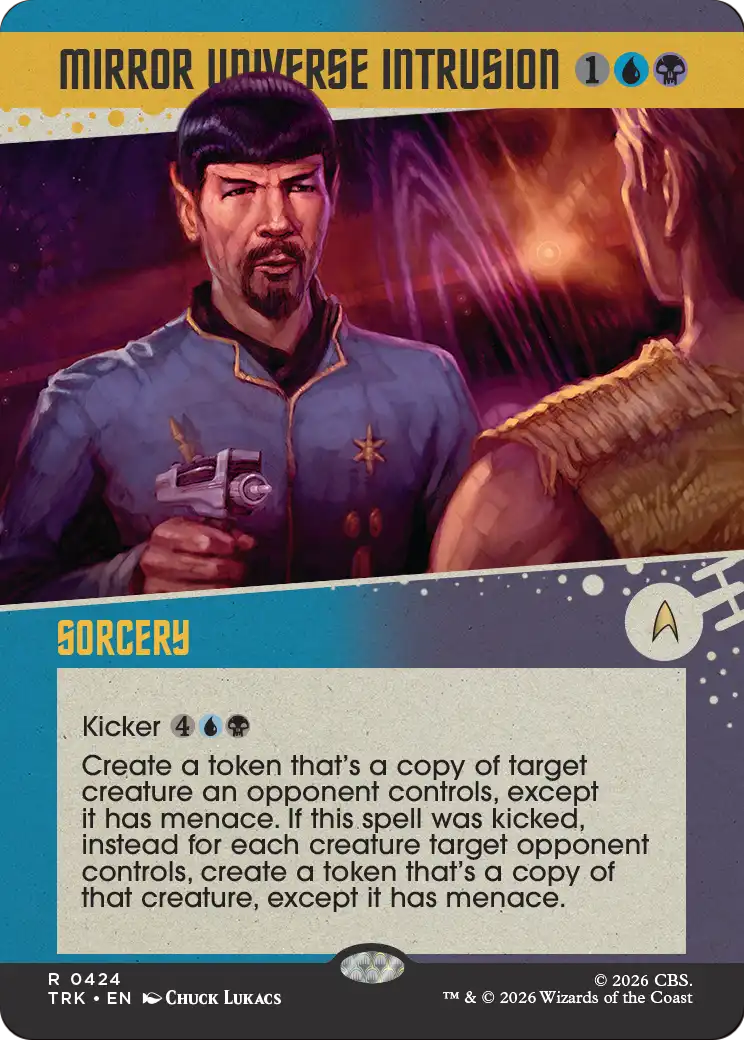 Mirror Universe Intrusion (Showcase) [Star Trek] | Jomio and Rueliete's Cards and Comics