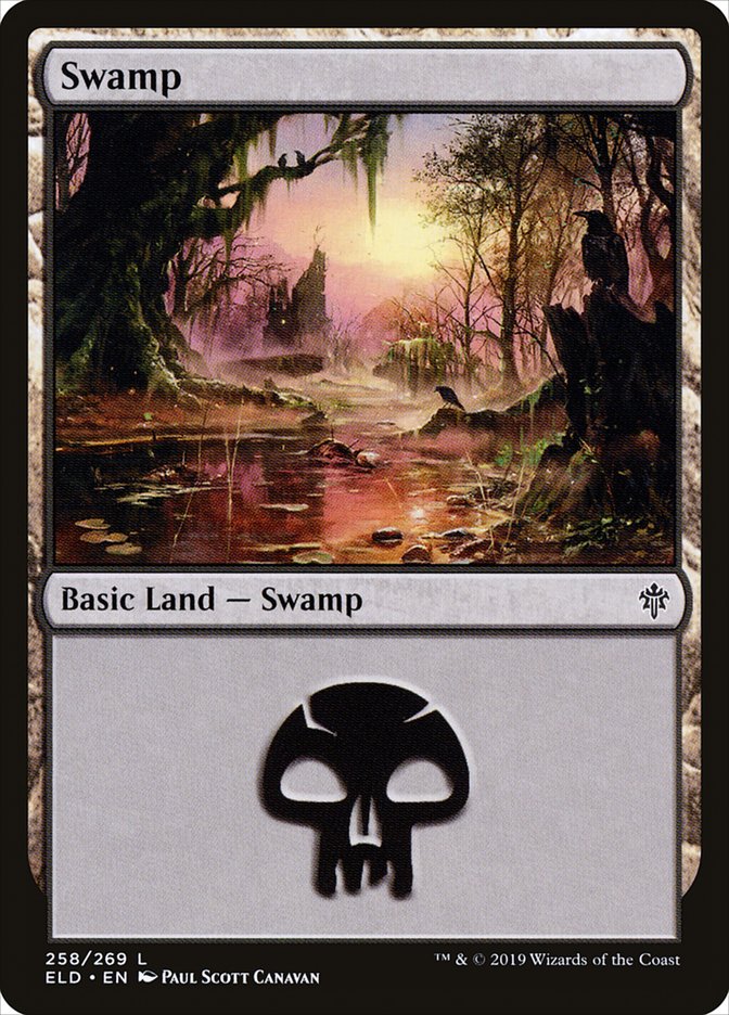 Swamp (258) [Throne of Eldraine] | Jomio and Rueliete's Cards and Comics