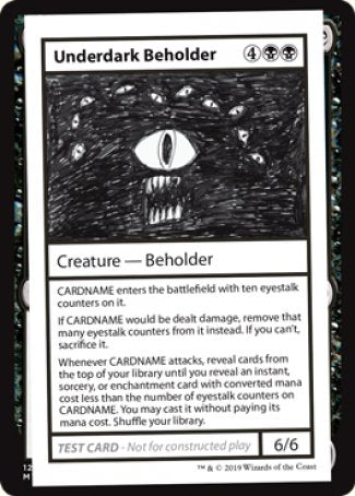 Underdark Beholder (2021 Edition) [Mystery Booster Playtest Cards] | Jomio and Rueliete's Cards and Comics