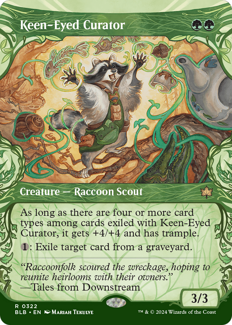 Keen-Eyed Curator (Showcase) [Bloomburrow] | Jomio and Rueliete's Cards and Comics