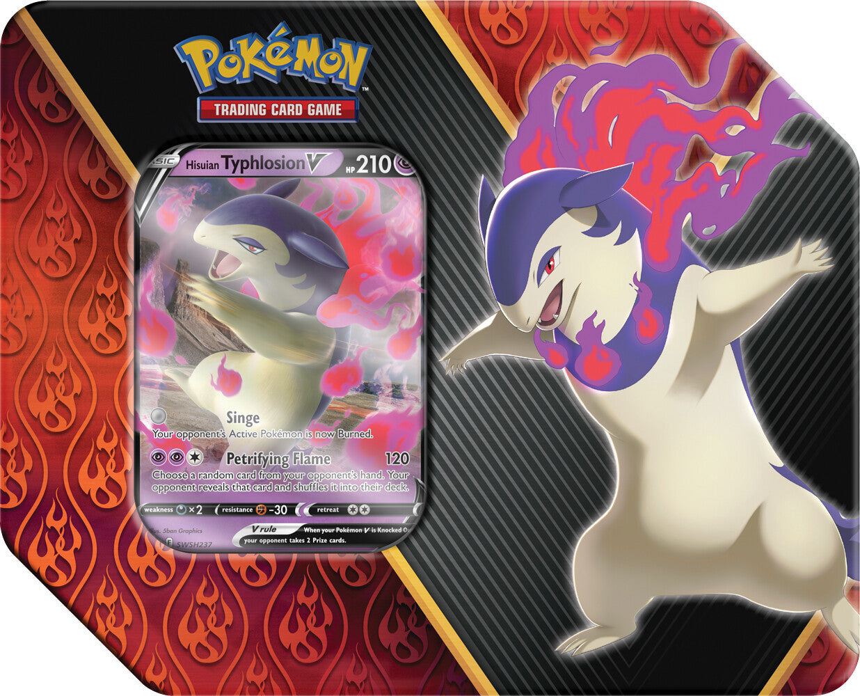 Divergent Powers Tin (Hisuian Typhlosion V) | Jomio and Rueliete's Cards and Comics