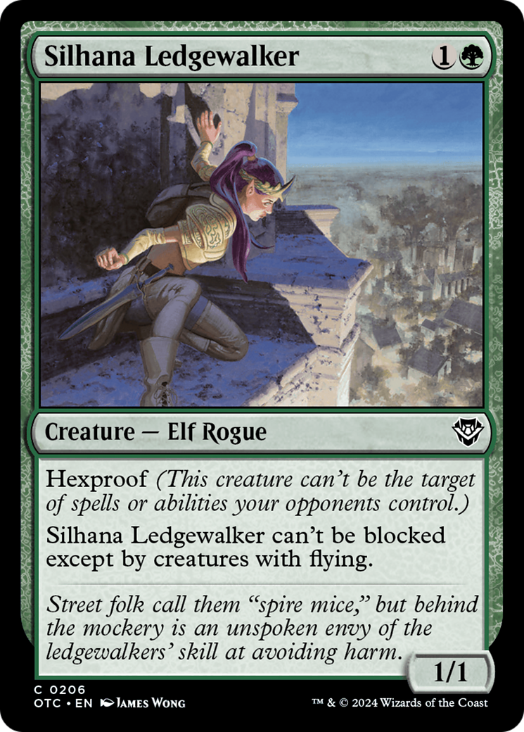 Silhana Ledgewalker [Outlaws of Thunder Junction Commander] | Jomio and Rueliete's Cards and Comics