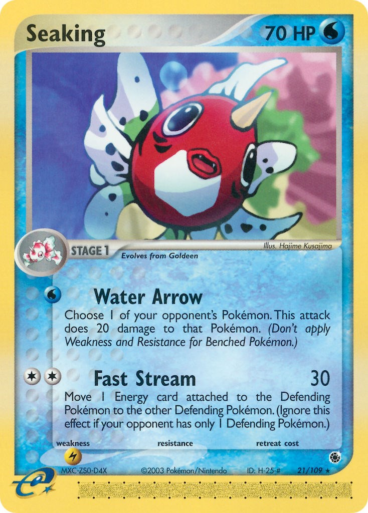 Seaking (21/109) [EX: Ruby & Sapphire] | Jomio and Rueliete's Cards and Comics