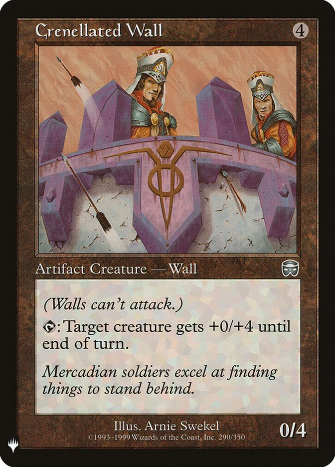 Crenellated Wall [Mystery Booster] | Jomio and Rueliete's Cards and Comics