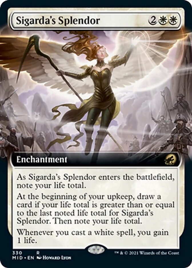 Sigarda's Splendor (Extended Art) [Innistrad: Midnight Hunt] | Jomio and Rueliete's Cards and Comics