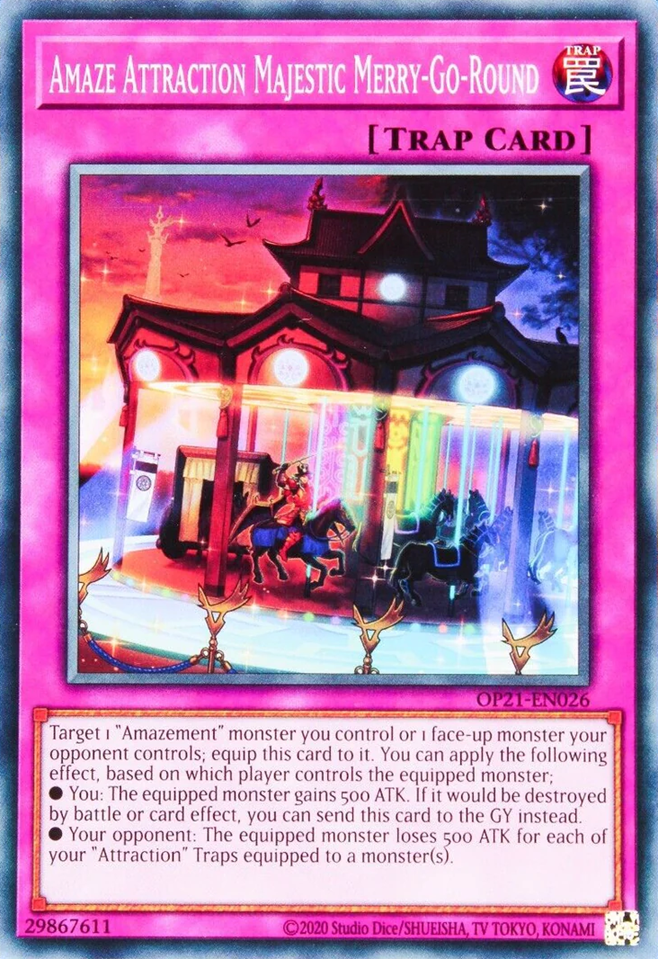 Amaze Attraction Majestic Merry-Go-Round [OP21-EN026] Common | Jomio and Rueliete's Cards and Comics