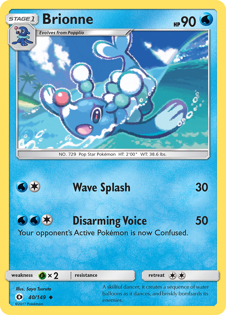 Brionne (40/149) [Sun & Moon: Base Set] | Jomio and Rueliete's Cards and Comics
