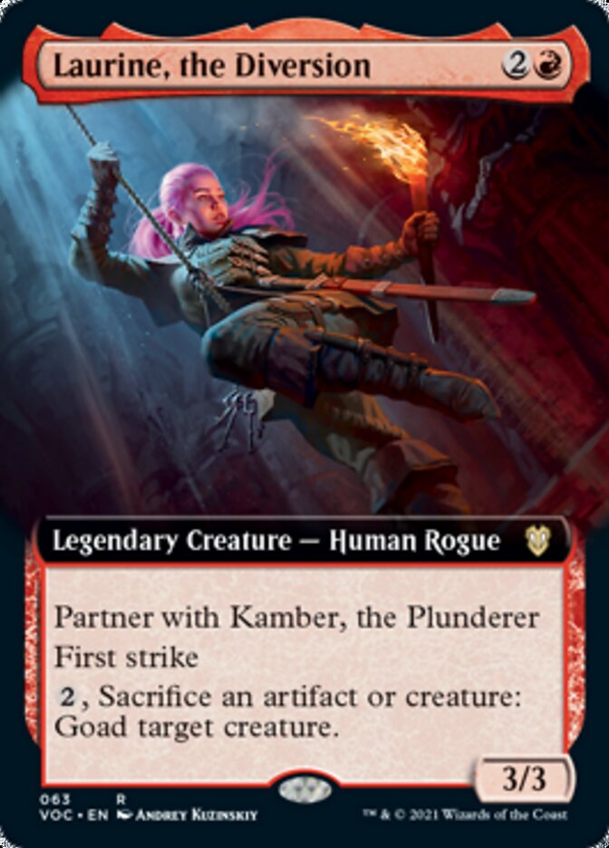 Laurine, the Diversion (Extended Art) [Innistrad: Crimson Vow Commander] | Jomio and Rueliete's Cards and Comics