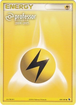 Lightning Energy (109/109) (2004 2005) [Professor Program Promos] | Jomio and Rueliete's Cards and Comics