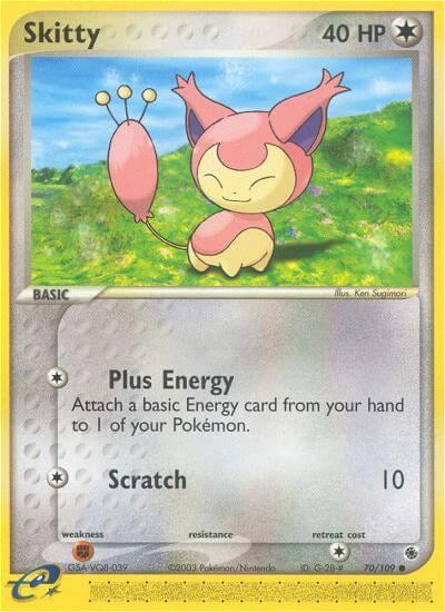 Skitty (70/109) [EX: Ruby & Sapphire] | Jomio and Rueliete's Cards and Comics