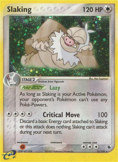 Slaking (12/109) [EX: Ruby & Sapphire] | Jomio and Rueliete's Cards and Comics