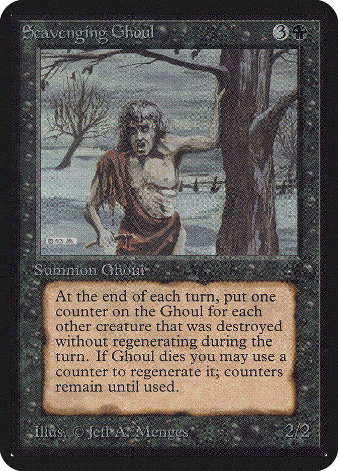 Scavenging Ghoul [Alpha Edition] | Jomio and Rueliete's Cards and Comics