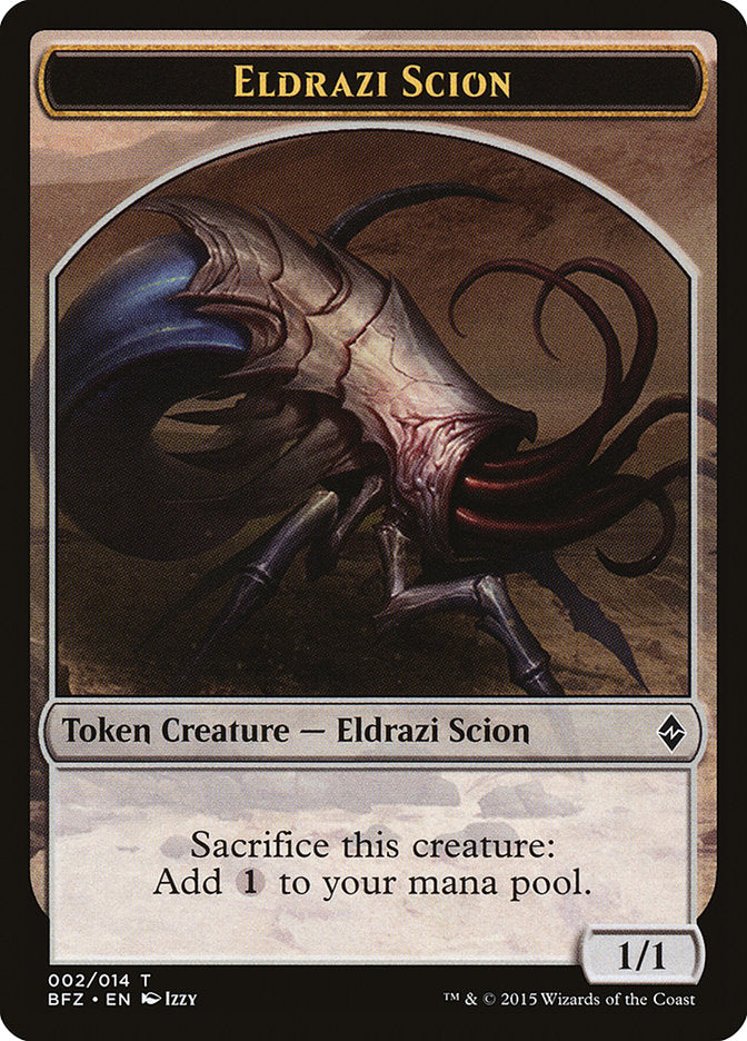 Eldrazi Scion Token (002/014) [Battle for Zendikar Tokens] | Jomio and Rueliete's Cards and Comics