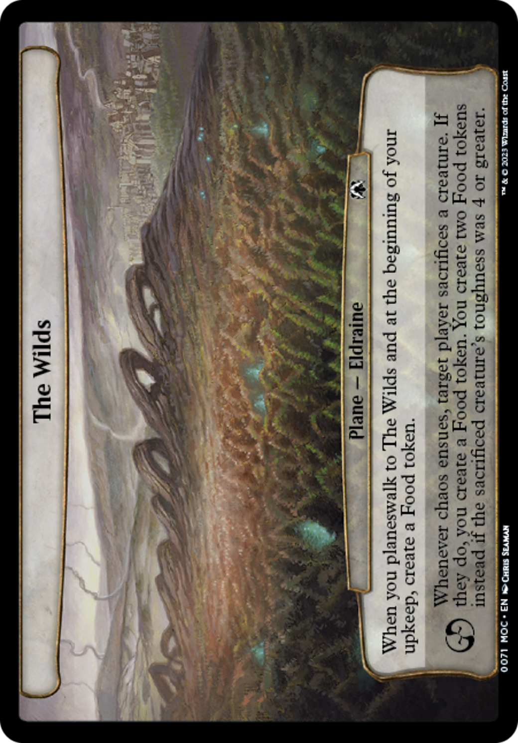 The Wilds [March of the Machine Commander] | Jomio and Rueliete's Cards and Comics