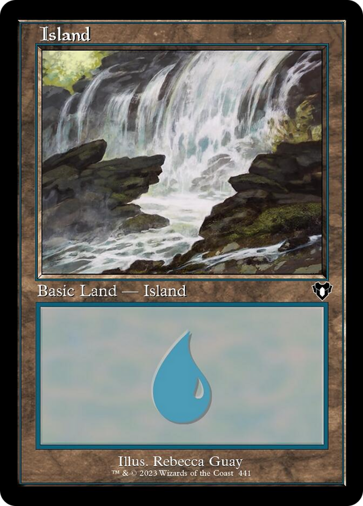 Island (441) (Retro) [Commander Masters] | Jomio and Rueliete's Cards and Comics