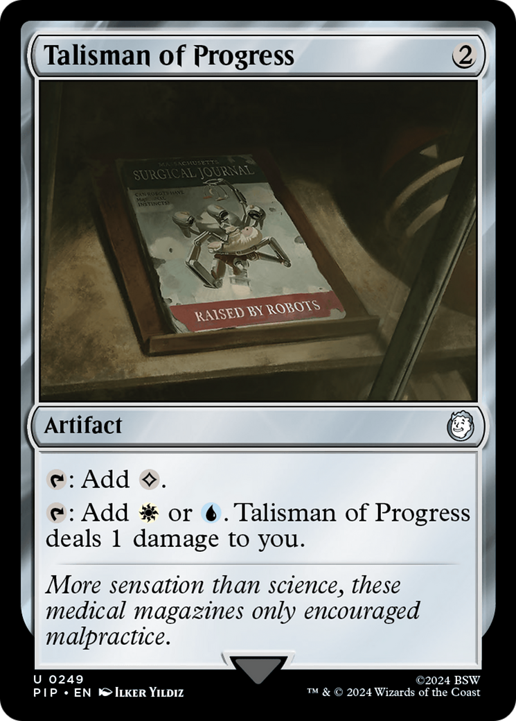Talisman of Progress [Fallout] | Jomio and Rueliete's Cards and Comics