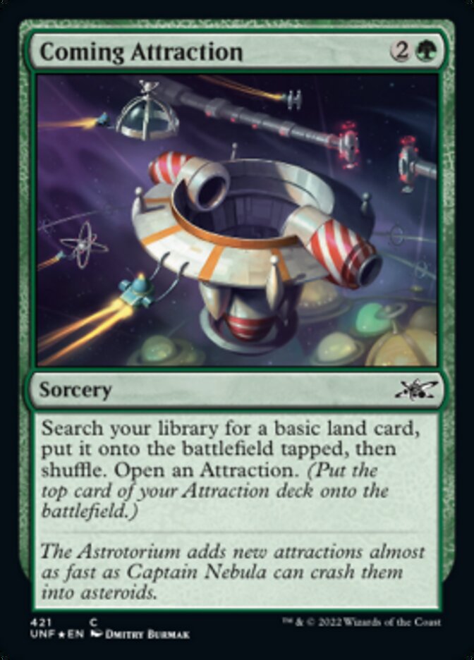 Coming Attraction (Galaxy Foil) [Unfinity] | Jomio and Rueliete's Cards and Comics