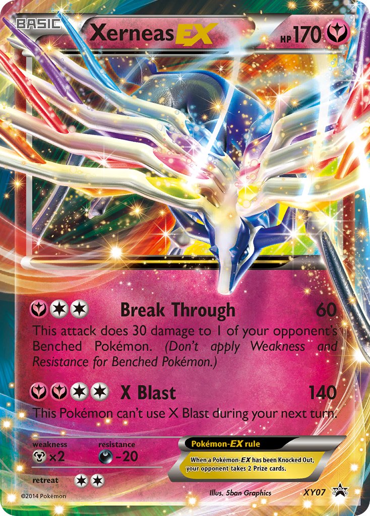 Xerneas EX (XY07) [XY: Black Star Promos] | Jomio and Rueliete's Cards and Comics