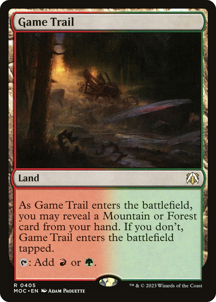 Game Trail [March of the Machine Commander] | Jomio and Rueliete's Cards and Comics