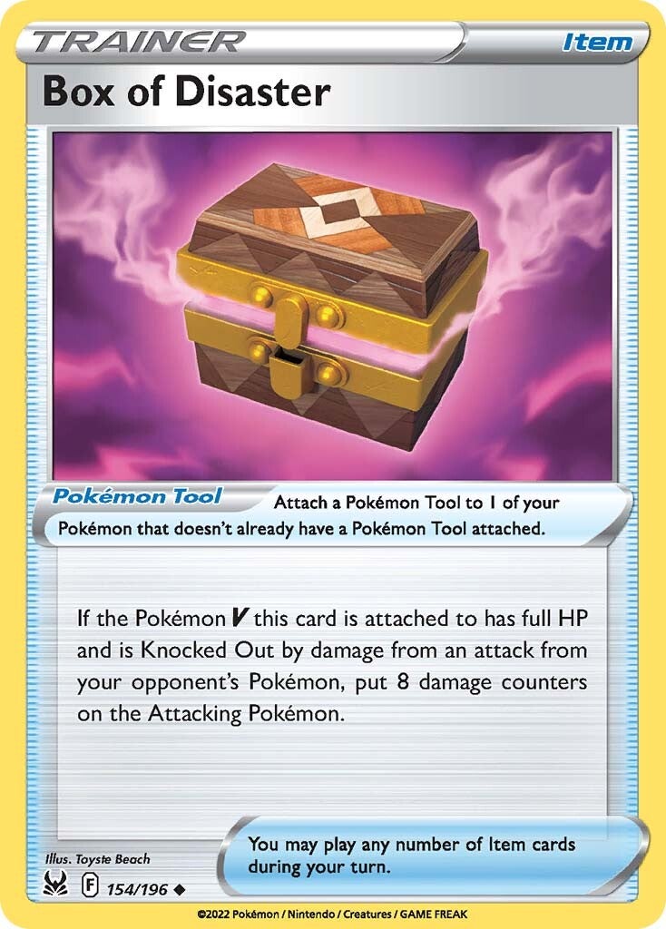 Box of Disaster (154/196) [Sword & Shield: Lost Origin] | Jomio and Rueliete's Cards and Comics