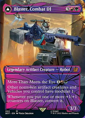Blaster, Combat DJ // Blaster, Morale Booster (Shattered Glass) [Transformers] | Jomio and Rueliete's Cards and Comics