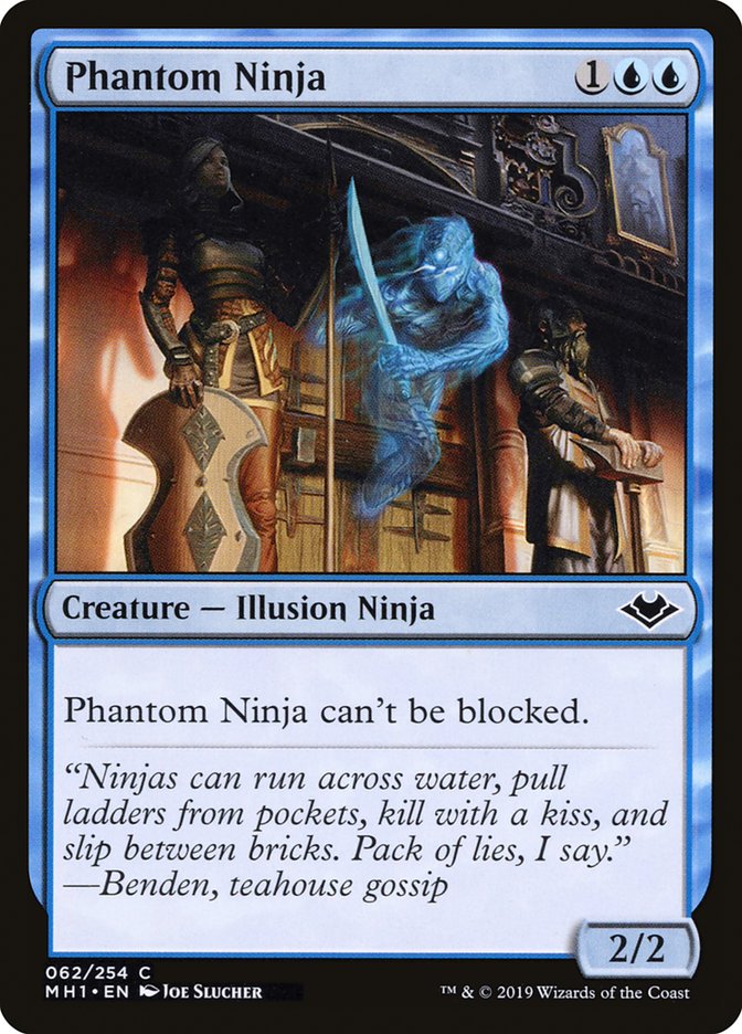 Phantom Ninja [Modern Horizons] | Jomio and Rueliete's Cards and Comics