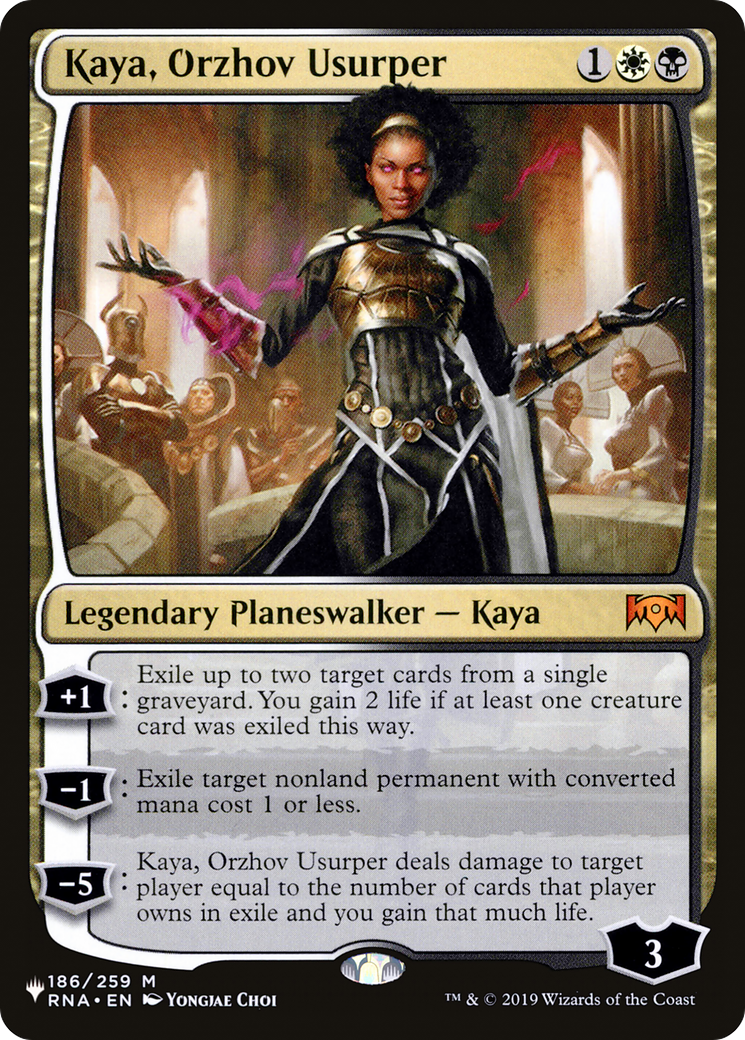 Kaya, Orzhov Usurper [The List] | Jomio and Rueliete's Cards and Comics