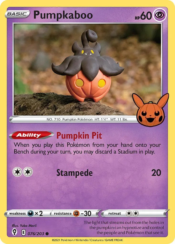 Pumpkaboo (076/203) [Trick or Trade] | Jomio and Rueliete's Cards and Comics