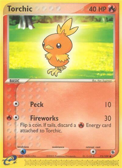 Torchic (73/109) [EX: Ruby & Sapphire] | Jomio and Rueliete's Cards and Comics