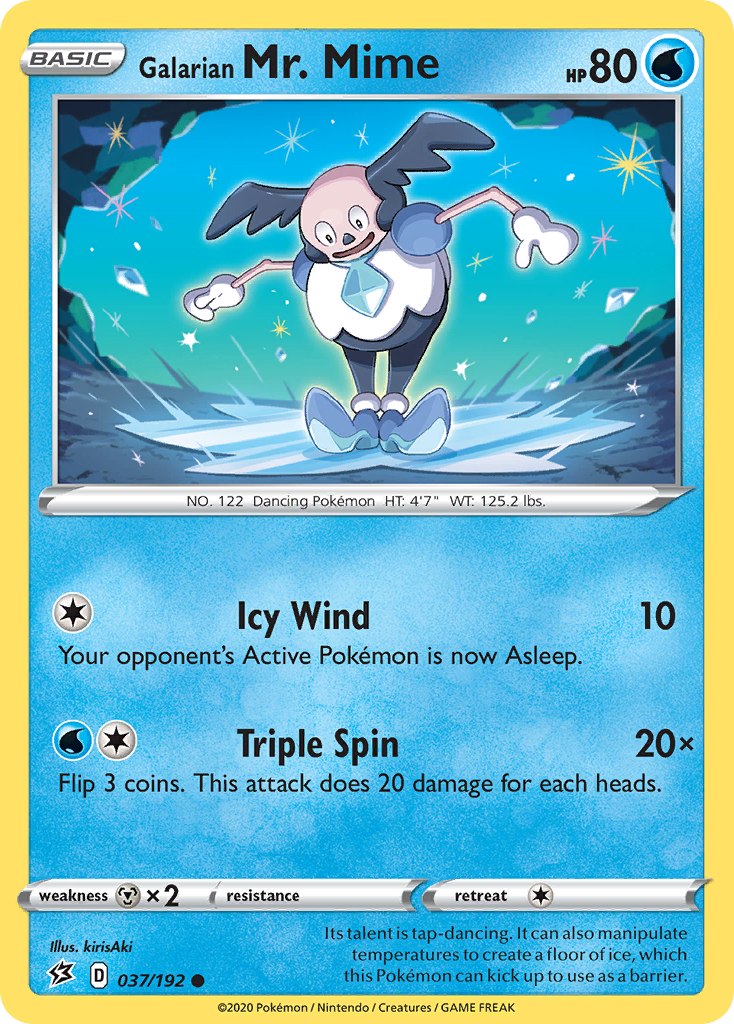 Galarian Mr. Mime (037/192) [Sword & Shield: Rebel Clash] | Jomio and Rueliete's Cards and Comics