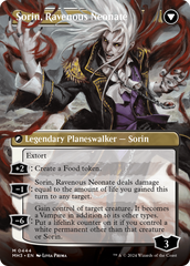 Sorin of House Markov // Sorin, Ravenous Neonate (Borderless) [Modern Horizons 3] | Jomio and Rueliete's Cards and Comics