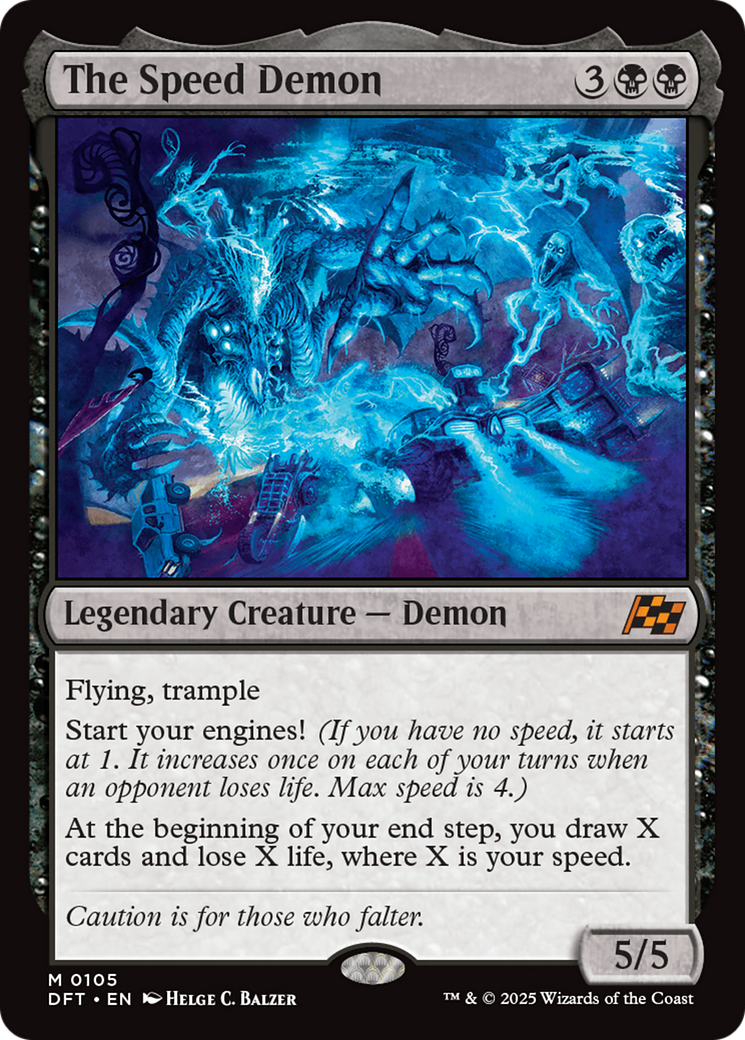 The Speed Demon [Aetherdrift] | Jomio and Rueliete's Cards and Comics