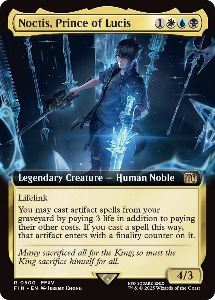Noctis, Prince of Lucis (Extended Art) [FINAL FANTASY] | Jomio and Rueliete's Cards and Comics