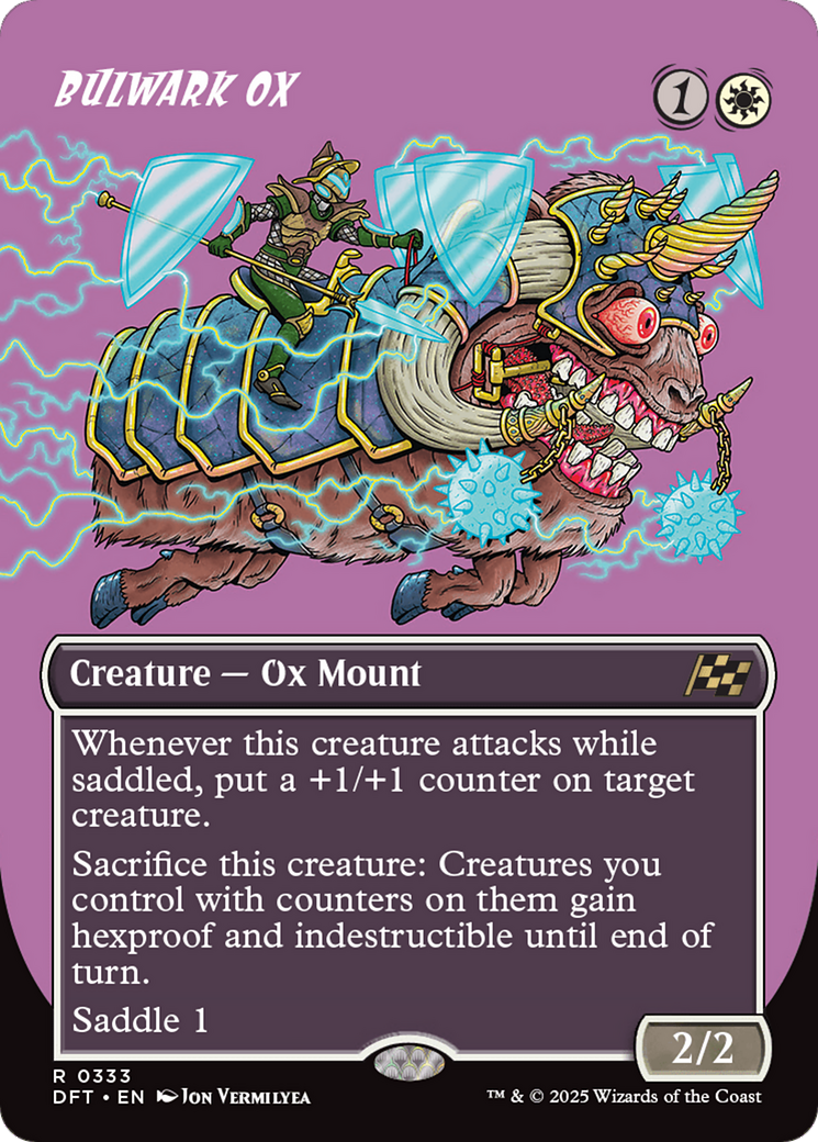 Bulwark Ox (Borderless) [Aetherdrift] | Jomio and Rueliete's Cards and Comics
