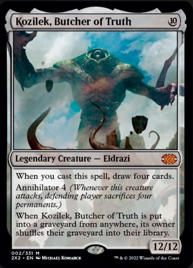 Kozilek, Butcher of Truth [Double Masters 2022] | Jomio and Rueliete's Cards and Comics