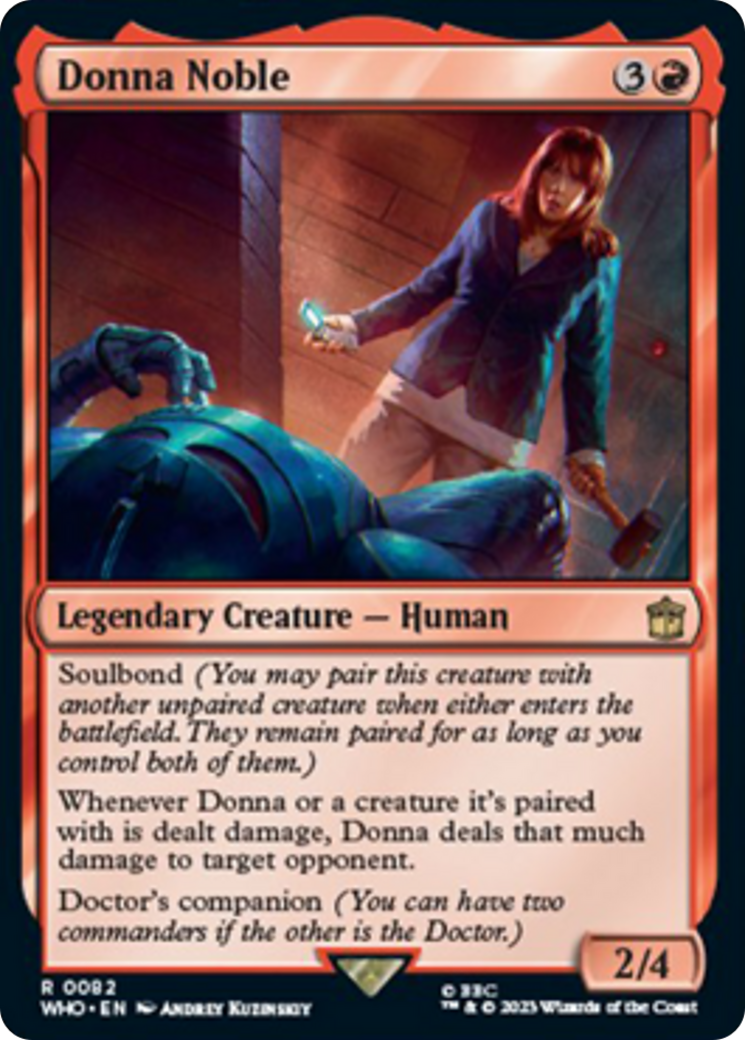 Donna Noble [Doctor Who] | Jomio and Rueliete's Cards and Comics