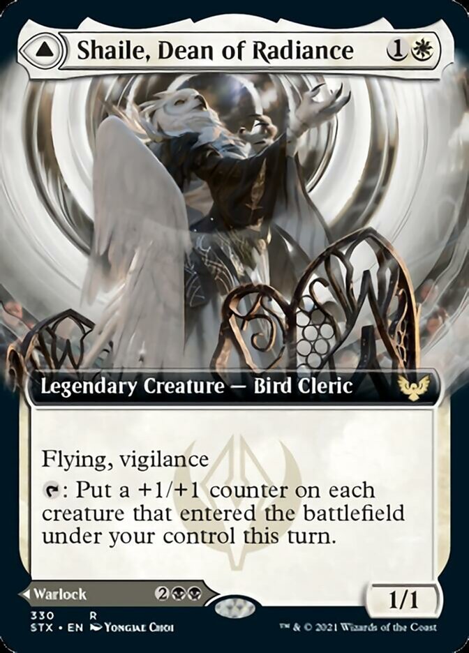 Shaile, Dean of Radiance // Embrose, Dean of Shadow (Extended Art) [Strixhaven: School of Mages] | Jomio and Rueliete's Cards and Comics