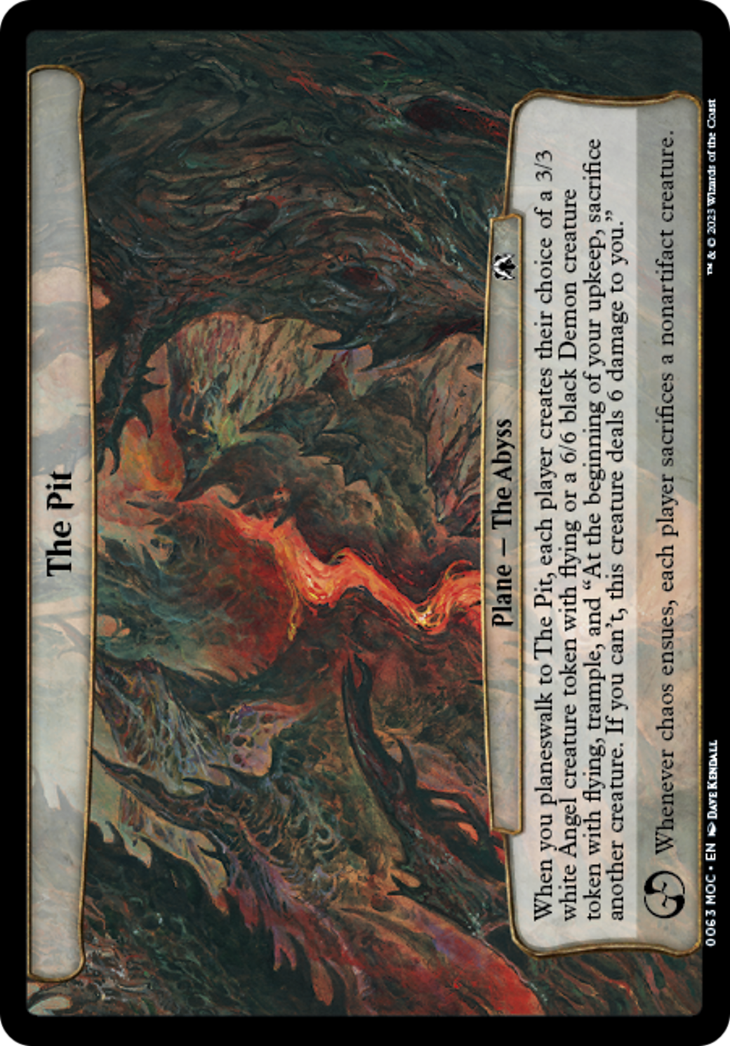 The Pit [March of the Machine Commander] | Jomio and Rueliete's Cards and Comics