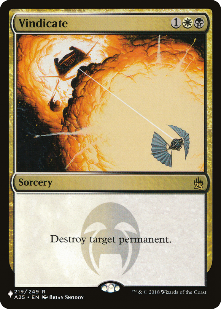 Vindicate [The List] | Jomio and Rueliete's Cards and Comics