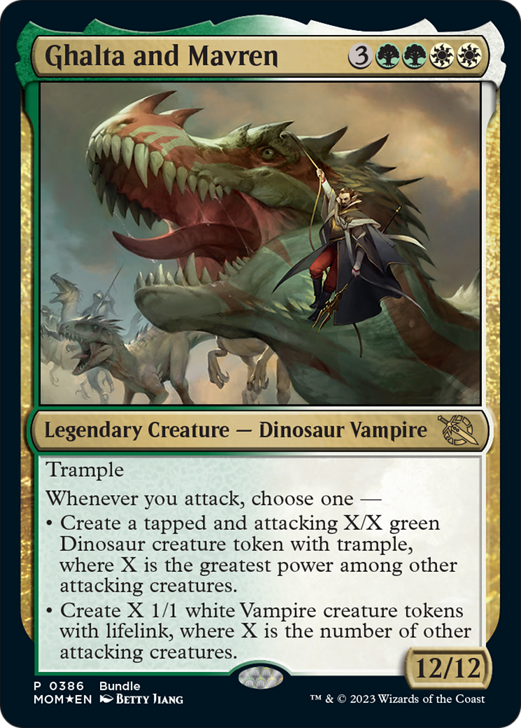 Ghalta and Mavren (Bundle) [March of the Machine] | Jomio and Rueliete's Cards and Comics