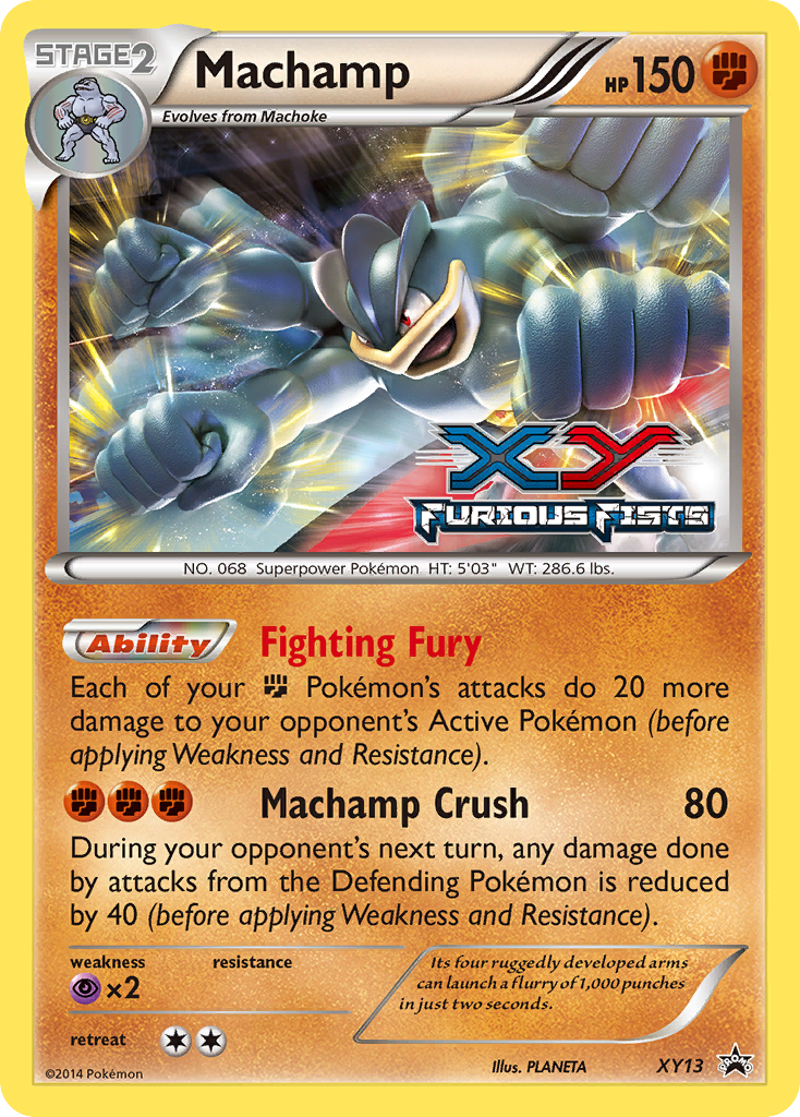 Machamp (XY13) [XY: Black Star Promos] | Jomio and Rueliete's Cards and Comics