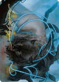 Bind the Monster Art Card (Gold-Stamped Signature) [Kaldheim Art Series] | Jomio and Rueliete's Cards and Comics