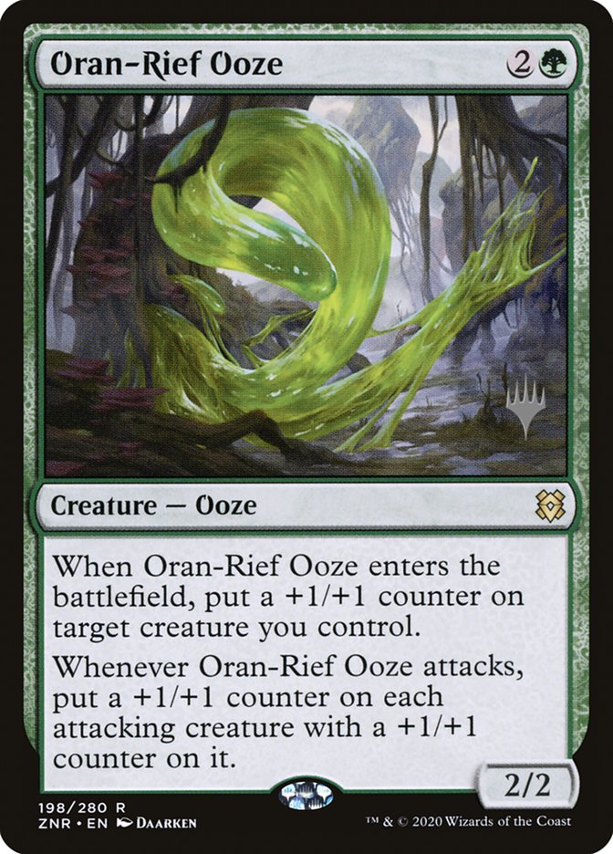 Oran-Rief Ooze (Promo Pack) [Zendikar Rising Promos] | Jomio and Rueliete's Cards and Comics