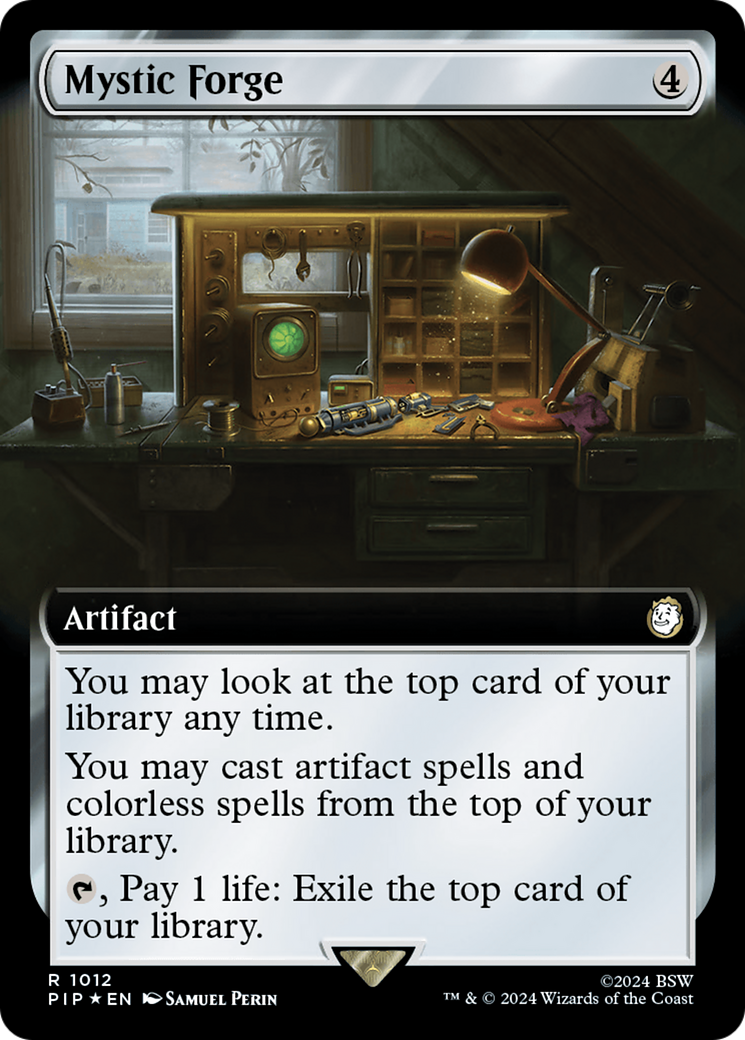 Mystic Forge (Extended Art) (Surge Foil) [Fallout] | Jomio and Rueliete's Cards and Comics