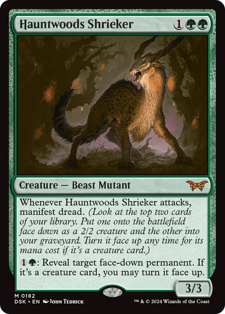 Hauntwoods Shrieker [Duskmourn: House of Horror] | Jomio and Rueliete's Cards and Comics