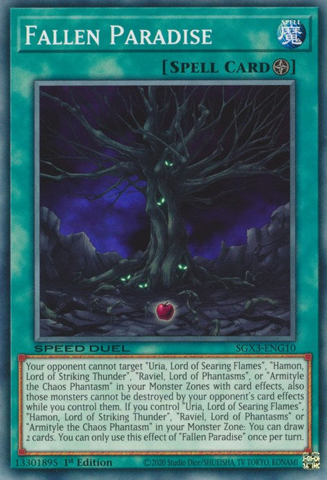 Fallen Paradise [SGX3-ENG10] Common | Jomio and Rueliete's Cards and Comics